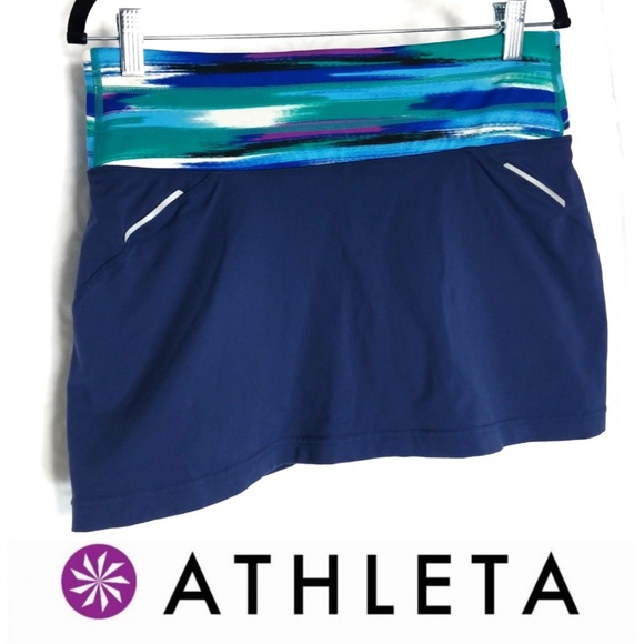 Athleta Other - Athleta Skirted Swim Bottom Athletic Skort Sz M